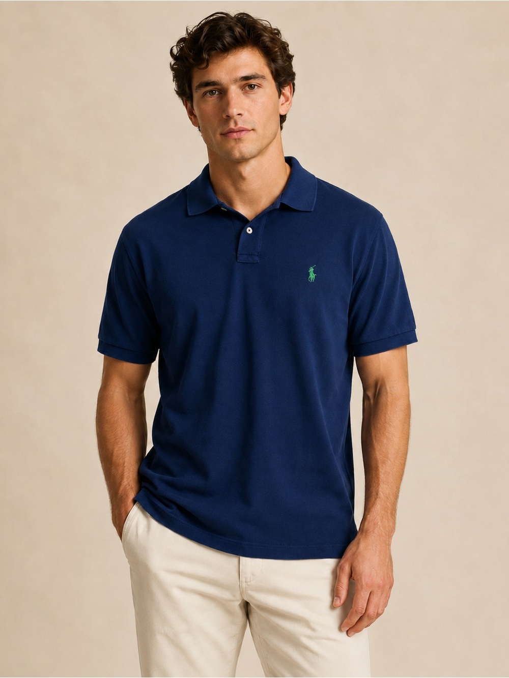 Ralph Lauren Blue Preppy Polo Shirt
